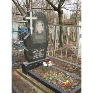 Одинарный гранитный памятник № 008