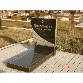 Одинарный гранитный памятник № 022