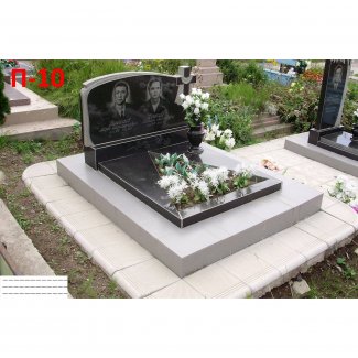 Двойной гранитный памятник № 001