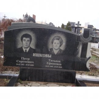 Двойной гранитный памятник № 011