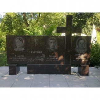 Двойной гранитный памятник № 012