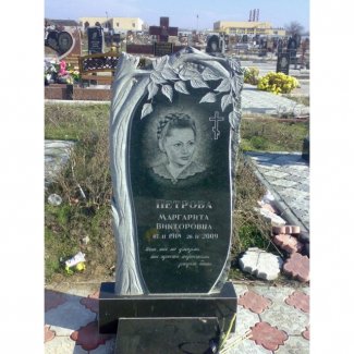 Резной гранитный памятник № 003