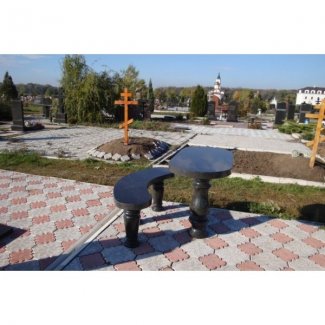 Гранитные столы и лавочки № 002