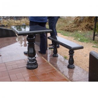 Гранитные столы и лавочки № 003