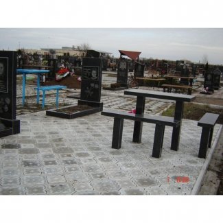 Гранитные столы и лавочки № 004