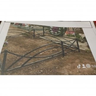 Оградка из металла № 002