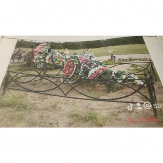 Оградка из металла № 003