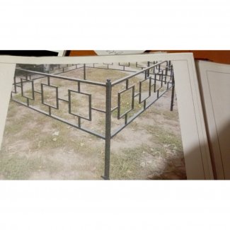 Оградка из металла № 008